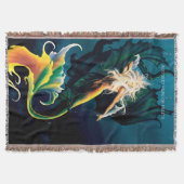 Couverture Fantastique Sirène Dragon Bleu Envoûtant (Devant)