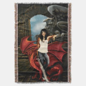 Couverture Fantasy Urbaine du Dragon Rouge (devant Vertical)