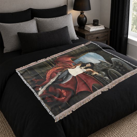 Couverture Fantasy Urbaine du Dragon Rouge