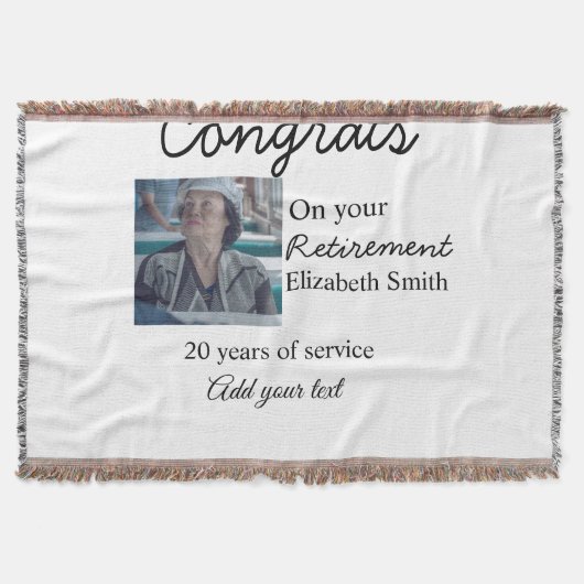 Couverture Félicitations pour votre retraite ajouter le nom d (Devant)