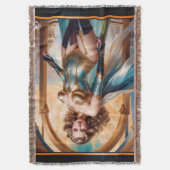 Couverture Femme dans l'opulent or turquoise Attrait par Xzen (devant Vertical)