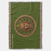 Couverture Femme verte - Bois (devant Vertical)