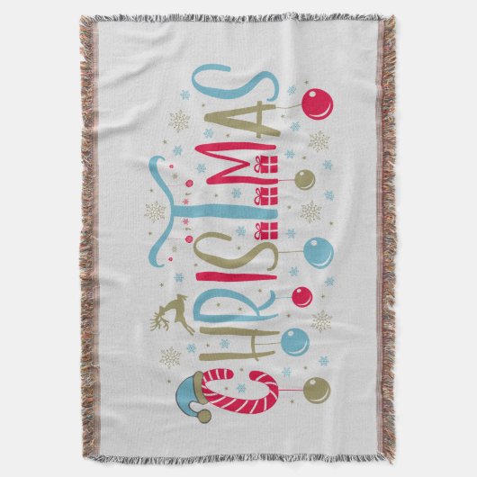 Couverture Festif Noël Word Art (devant Vertical)