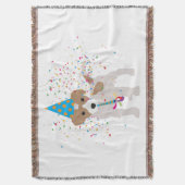 Couverture Fête de chien - Animaux Chiot ayant une fête (devant Vertical)