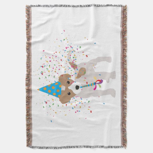 Couverture Fête de chien - Animaux Chiot ayant une fête (devant Vertical)