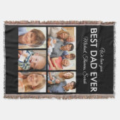 Couverture Fête des pères Collage photo de meilleur papa (Devant)