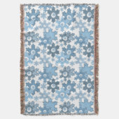 Couverture Fêtes de Noël Fête hiver Flamme de neige brillant (devant Vertical)