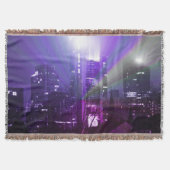 Couverture Feu de ville de Francfort-sur-le-Main - violet (Devant)