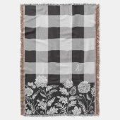 Couverture Feuillage Automne Fleurs et feuillage Noir Plaqué (devant Vertical)