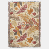 Couverture Feuillages et baies d'automne - Tons chauds (devant Vertical)