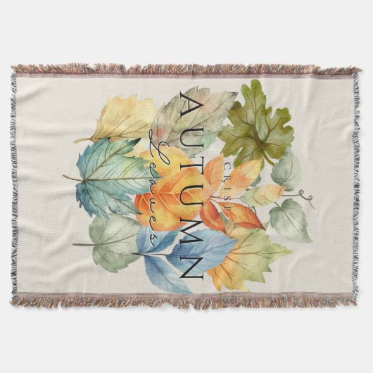 Couverture Feuille d'automne - Cosy Fall Home (Devant)