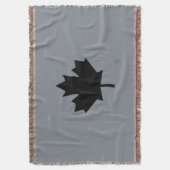 Couverture Feuille d'érable noire canadienne en gras (devant Vertical)