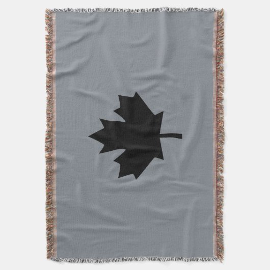 Couverture Feuille d'érable noire canadienne en gras (devant Vertical)