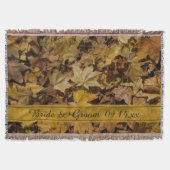 Couverture Feuille Fallen Jaune Mariage d'automne (Devant)