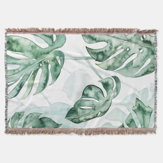 Couverture Feuille fractionnée de palme tropicale (Devant)