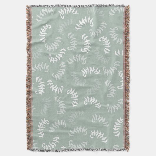 Couverture Feuilles botaniques verts turquoises (devant Vertical)