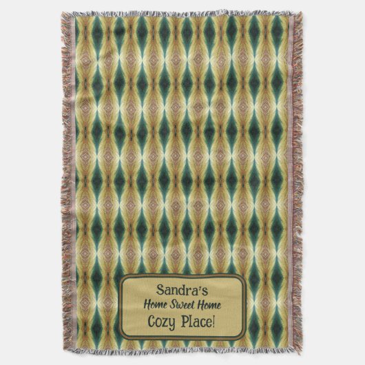 Couverture Feuilles d'automne colorées personnalisées, Abstra (devant Vertical)