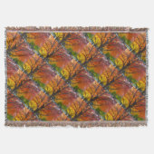 Couverture Feuilles d'automne de la photo jaune et orange (Devant)