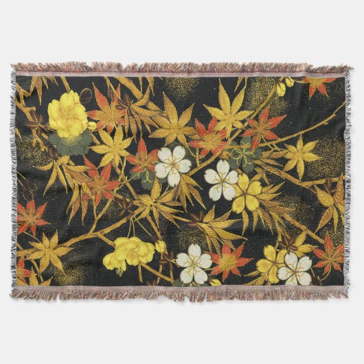 Couverture Feuilles d'automne japonaises Antique botanique (Devant)