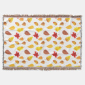 Couverture Feuilles d'automne motif (Devant)