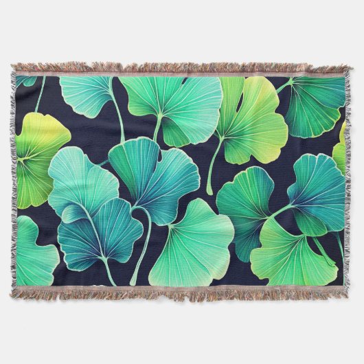 Couverture feuilles de Ginko biloba (Devant)