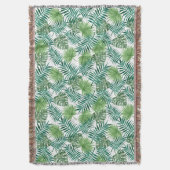 Couverture Feuilles de palmier botaniques vertes élégantes (devant Vertical)