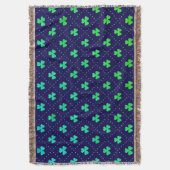 Couverture Feuilles de trèfle motif de la Saint-Patrick-53223 (devant Vertical)