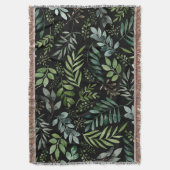 Couverture Feuilles de verdure aquarelle (devant Vertical)