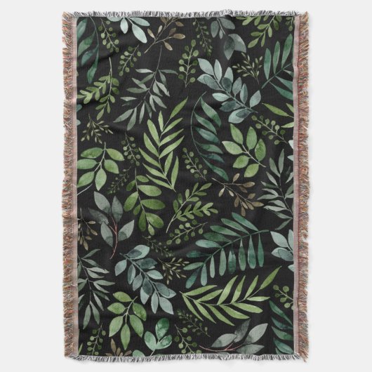 Couverture Feuilles de verdure aquarelle   (devant Vertical)