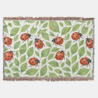 Couverture Feuilles et coccinelles