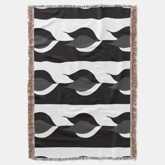Couverture Feuilles noires et blanches (devant Vertical)