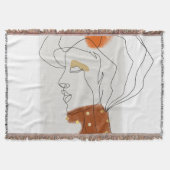 Couverture Feuilles tropicaux, Design Motif sans couture. (Devant)