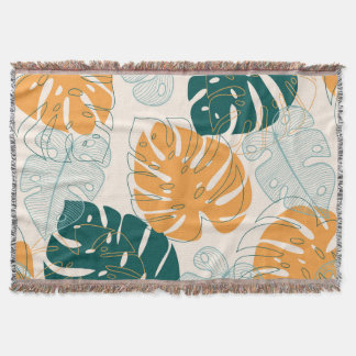 Couverture Feuilles tropicaux : Sceau Vintage de la Jungle