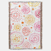 Couverture Feux d'aquarelle mignonne en jaune et orange (devant Vertical)