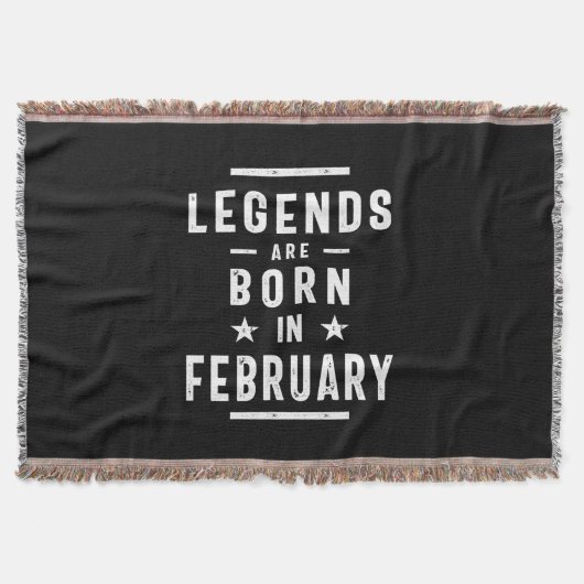 Couverture Février Anniversaire Les Légendes Cadeaux Sont Nés (Devant)