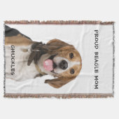 Couverture Fier Beagle Maman Animaux de compagnie Photo perso (Devant)