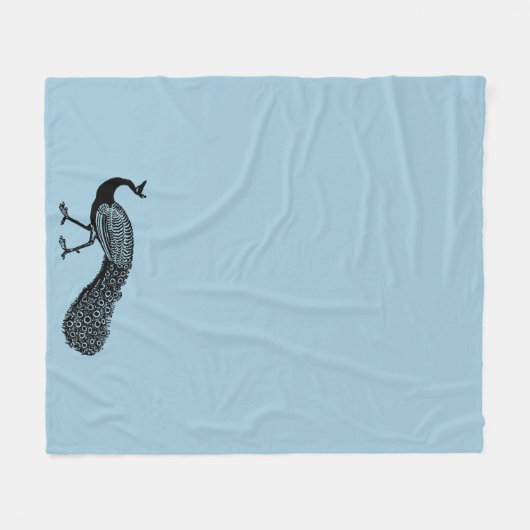 Couverture fière d'ouatine de paon (Devant (Horizontal))