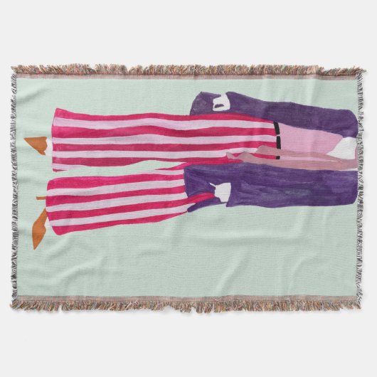 Couverture Figure de mode debout - Pantalon rayé (Devant)