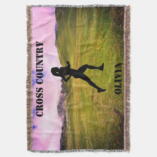 Couverture Filles Cross Country Courir Ciel Rose Jeter Blanch (devant Vertical)