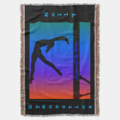 Couverture Filles Queen of the Beam Gymnastique Jeter la couv (devant Vertical)