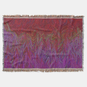 Couverture "Firestorme neurale" Abstraite" Rouge violet