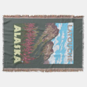 Couverture Fireweed et montagnes - Latouche, Alaska (Devant)