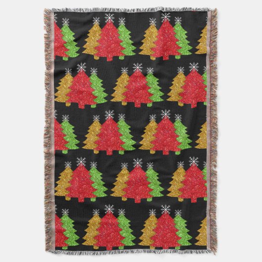 Couverture Flacon de neige de l'arbre de Noël rouge étincelan (devant Vertical)