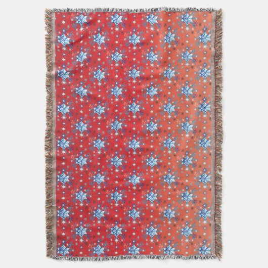 Couverture Flacon de Noël rouge et bleu Abstrait (devant Vertical)