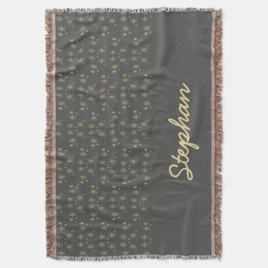 Couverture Flacons de neige dorés sur gris (devant Vertical)