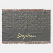 Couverture Flacons de neige dorés sur gris (Devant)