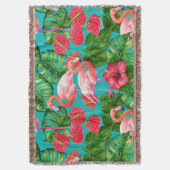 Couverture Flamant rose et aquarelle du jardin tropical (devant Vertical)