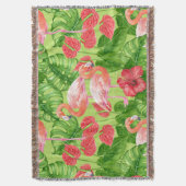 Couverture Flamant rose et plantes tropicaux (devant Vertical)