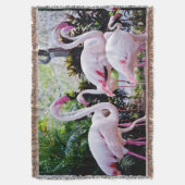 Couverture Flamant rose rose (devant Vertical)