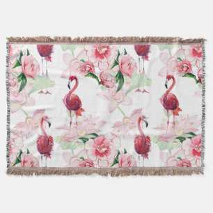 Couverture Flamant rose rose : Élégance Motif sans couture